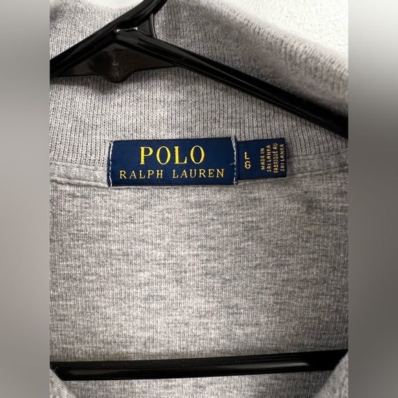 Polo Ralph Lauren Gray Quarter Zip Sweater - Picture 3 of 3